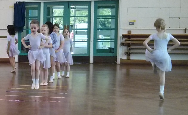 Pre-primary ballet class